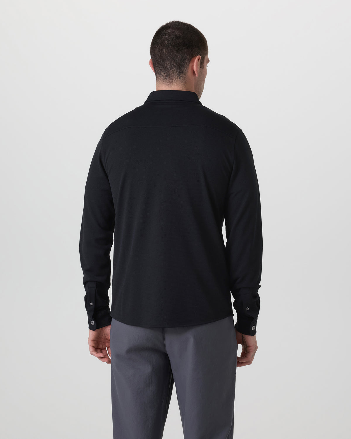 Long Sleeve North Beach Button Down Black | Vuori On sale