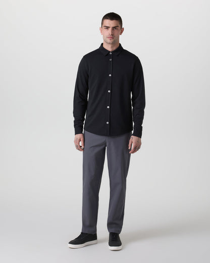 Long Sleeve North Beach Button Down Black | Vuori On sale