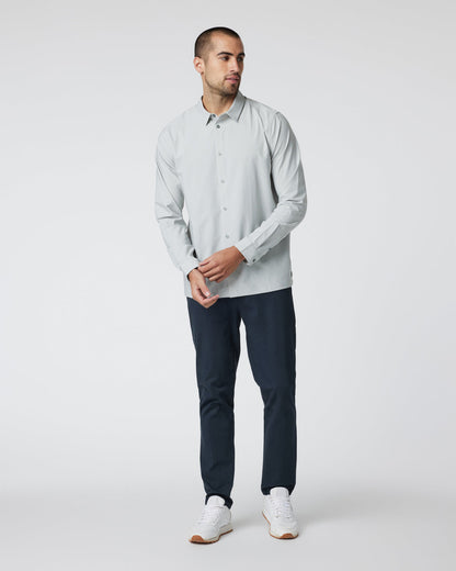 Long Sleeve Manhattan Button Down Sky Grey | Vuori For sale