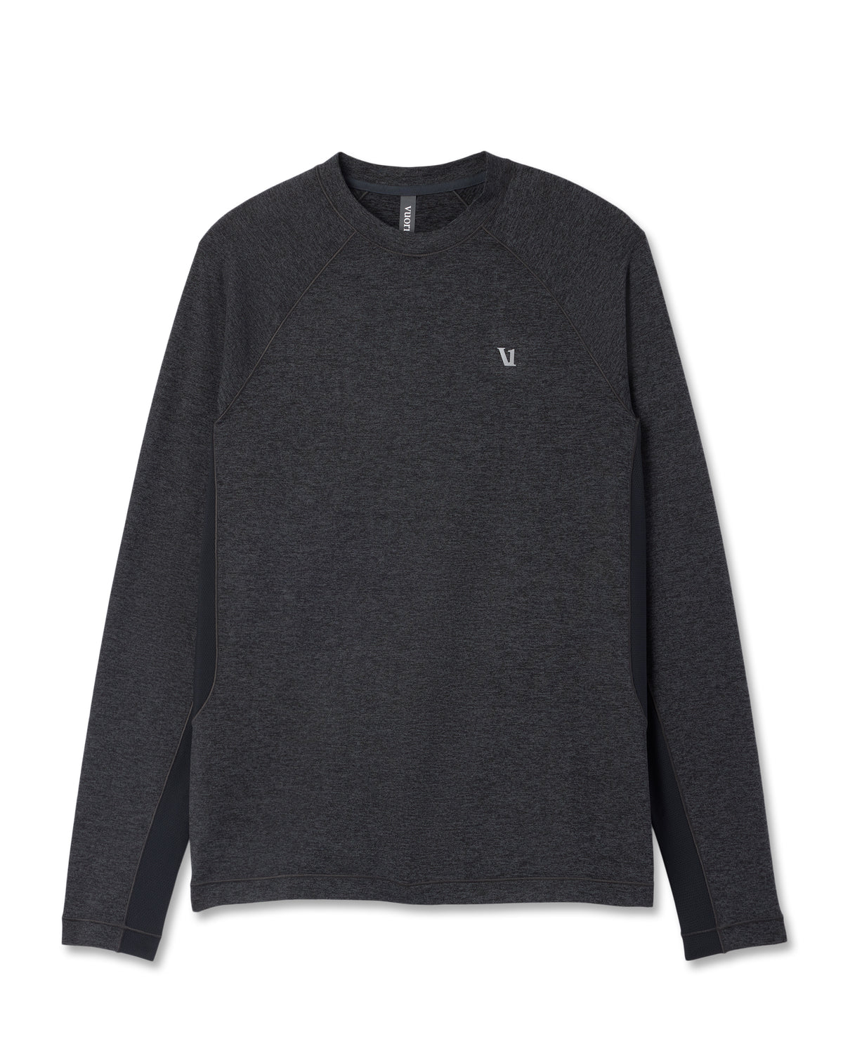 Long Sleeve Ponto Hybrid Baselayer Charcoal Heather | Vuori US