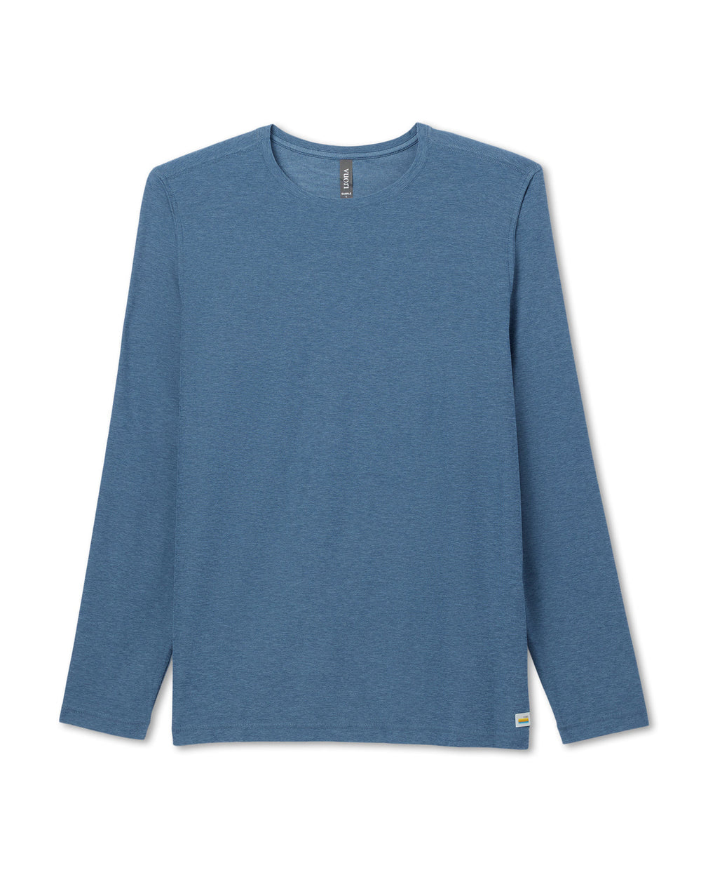 Men's Long Sleeve Strato Tech Tee Pool Blue Heather | Vuori Discount