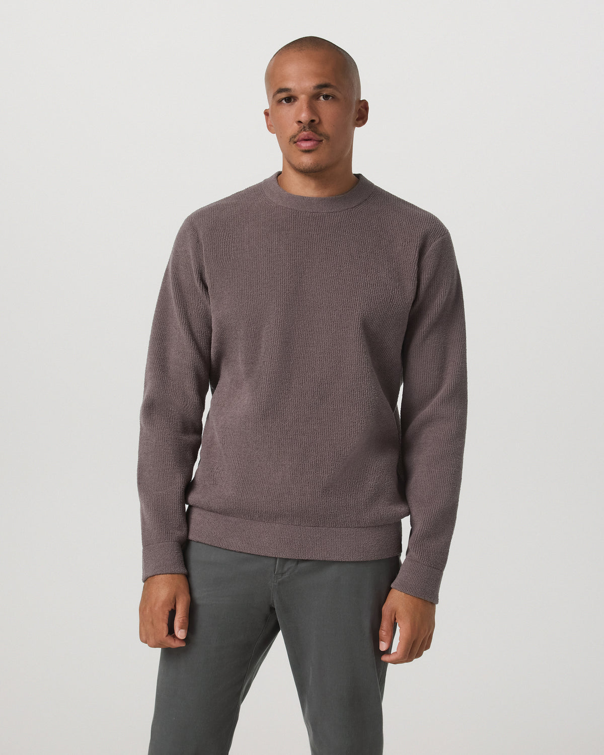 Midweight Rib Sweater Men's Timber Ribbed Knit Sweater | Vuori For sale