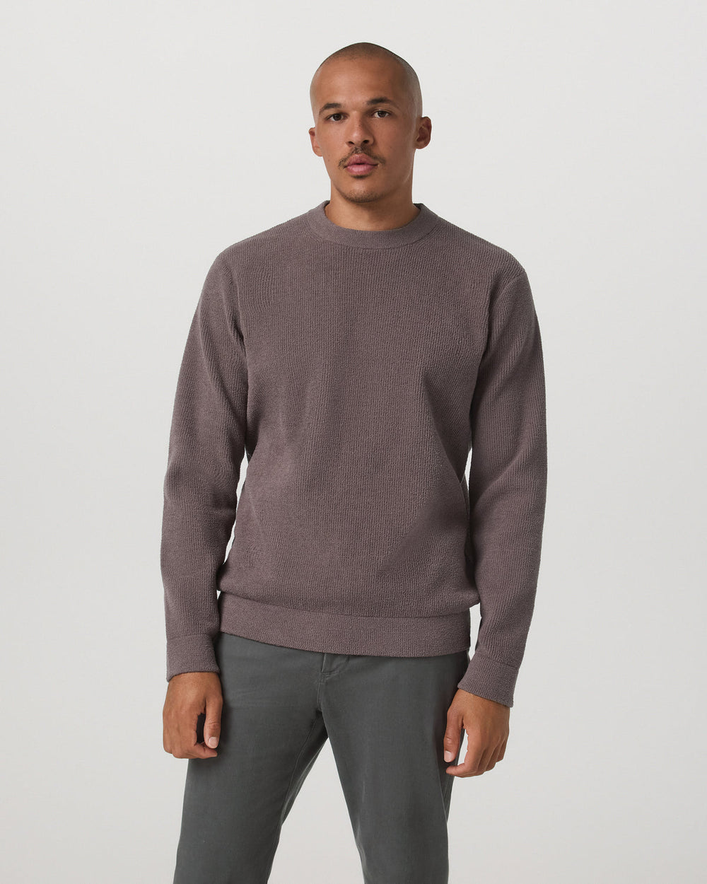 Midweight Rib Sweater Men's Timber Ribbed Knit Sweater | Vuori For sale
