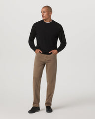 Merino Fine Gauge Wool Sweater Men's Black Sweater | Vuori Online