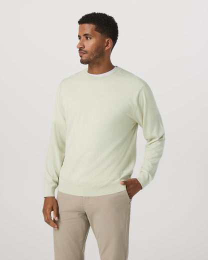 Men's Merino Fine Gauge Wool Sweater Sandalwood | Vuori Outlet