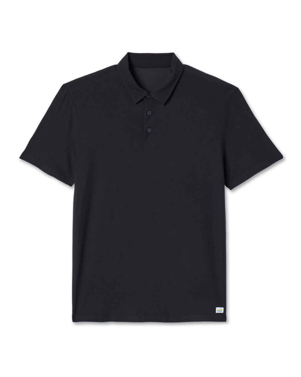 Strato Tech Polo Men's Black Polo Shirt | Vuori Clothing