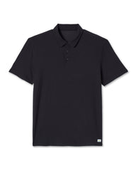 Strato Tech Polo Men's Black Polo Shirt | Vuori Clothing