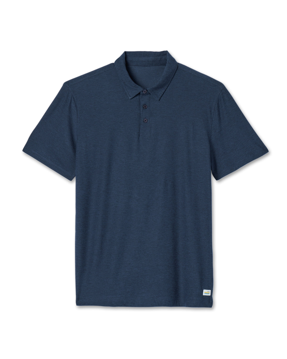 Strato Tech Polo Men's Navy Heather Polo | Vuori
