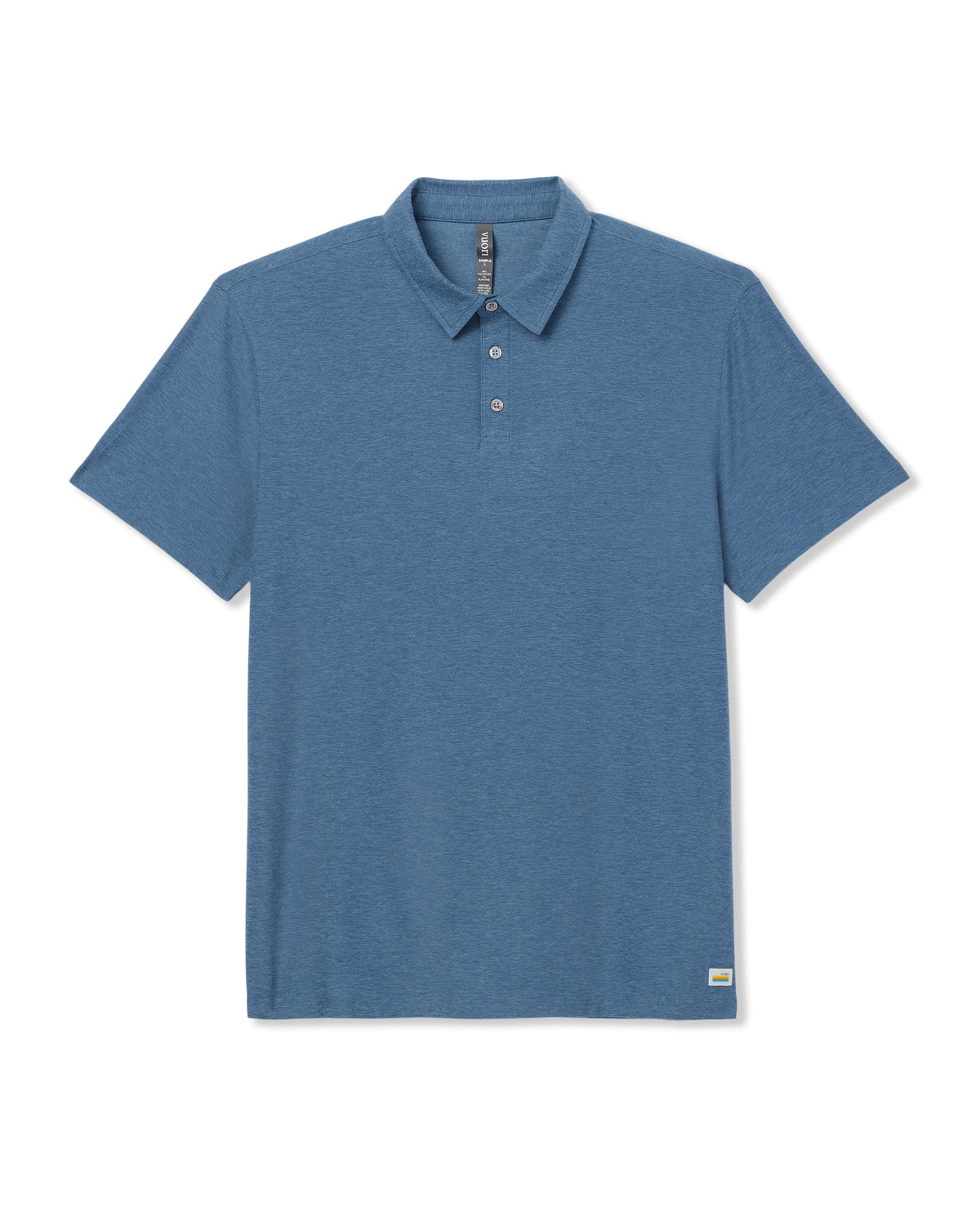 Strato Tech Polo Men's Pool Blue Heather Polo | Vuori Discount