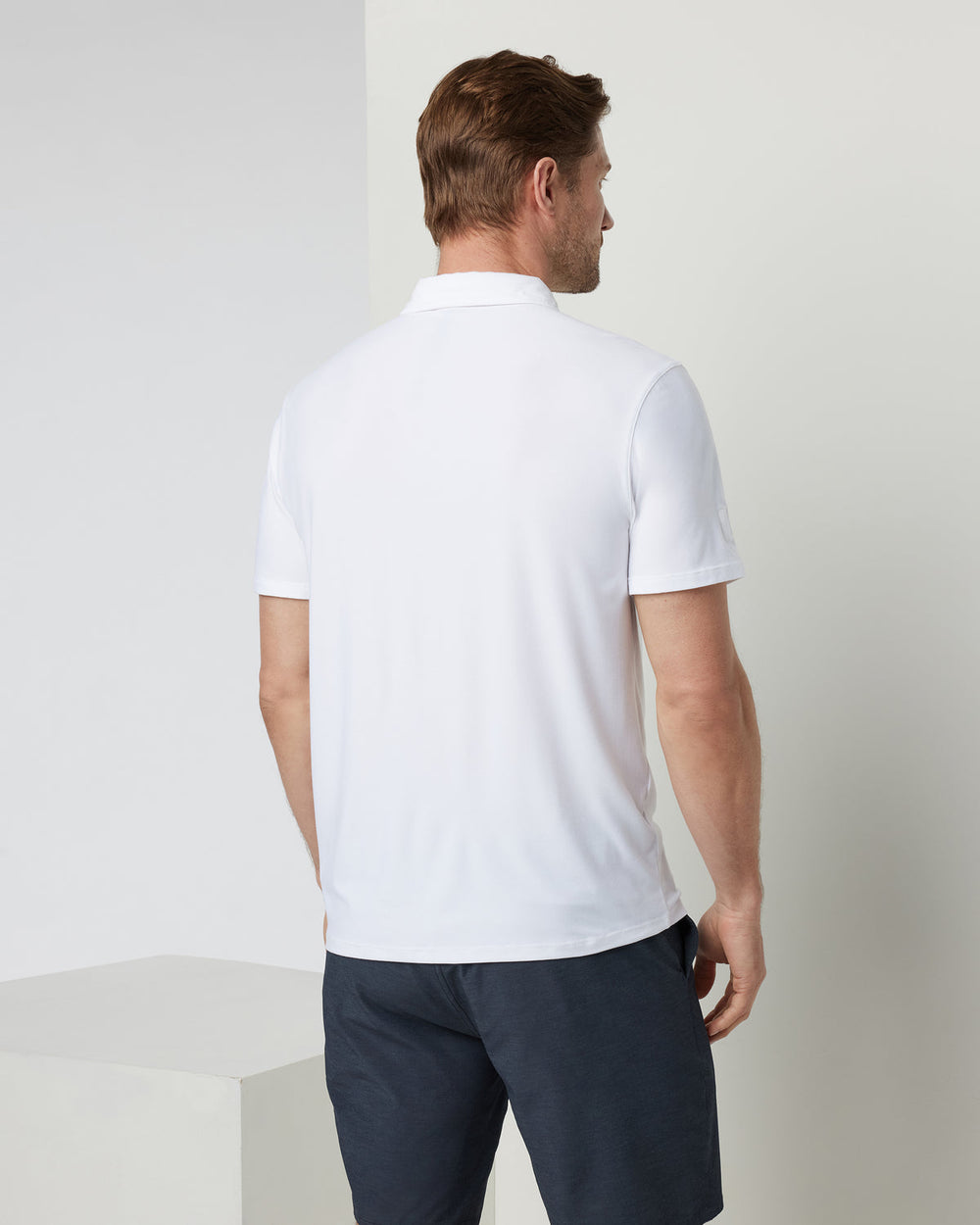 Strato Tech Polo Men's White Athletic Polo | Vuori Sale