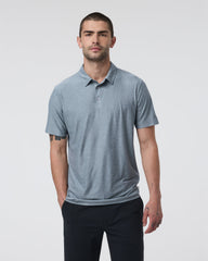 Strato Tech Polo Men's Mist Heather Polo | Vuori On sale