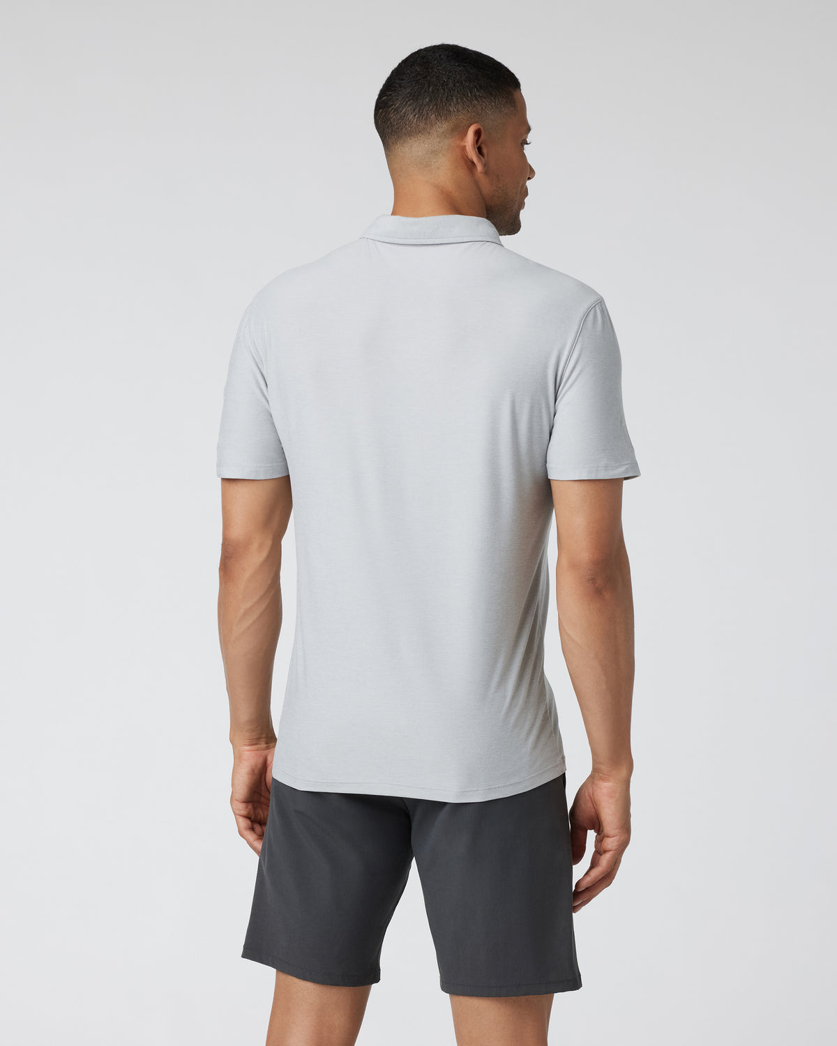 Strato Tech Polo Platinum Heather | Vuori Online