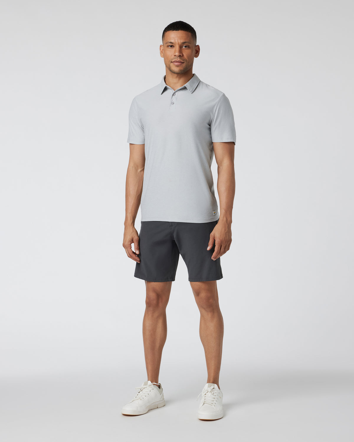 Strato Tech Polo Platinum Heather | Vuori Online
