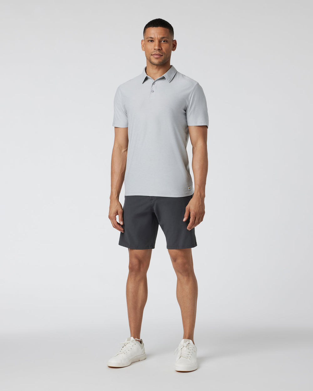 Strato Tech Polo Platinum Heather | Vuori Online