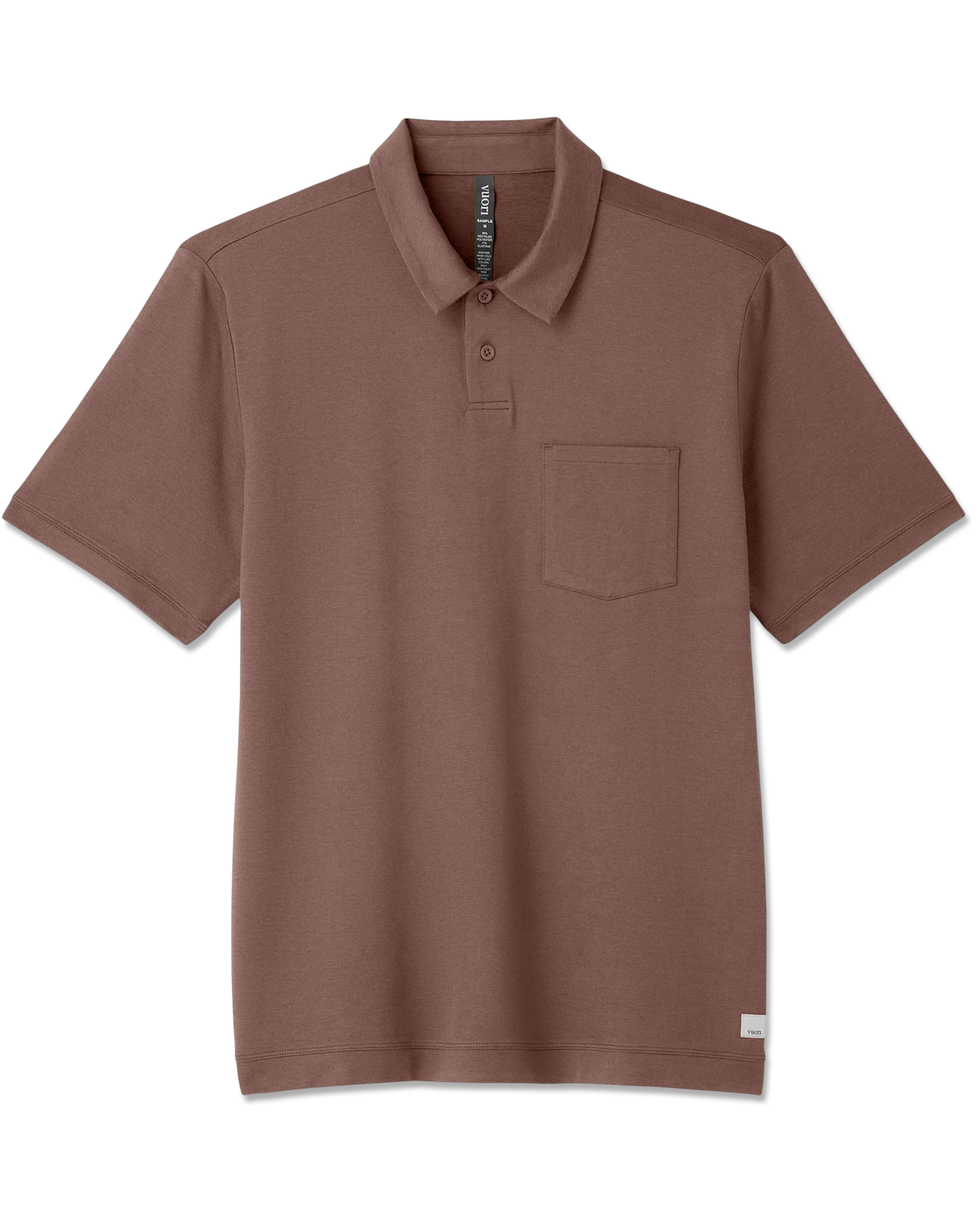 Short Sleeve Ponto Performance Polo Sable Heather | Vuori Outlet