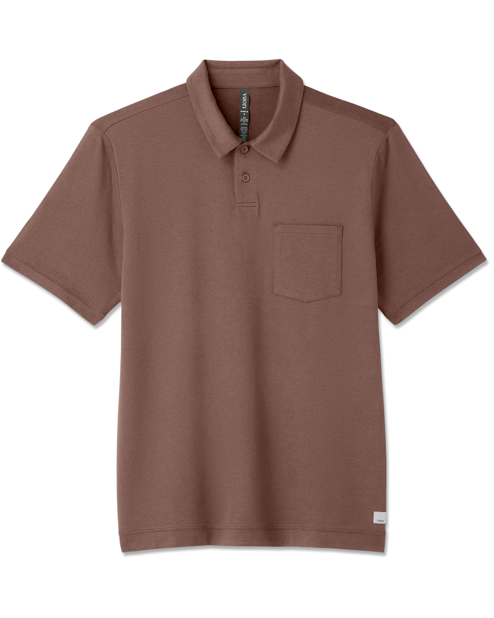 Short Sleeve Ponto Performance Polo Sable Heather | Vuori Outlet