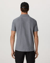 Strato Tech Polo Men's Heather Grey Polo Shirt | Vuori US