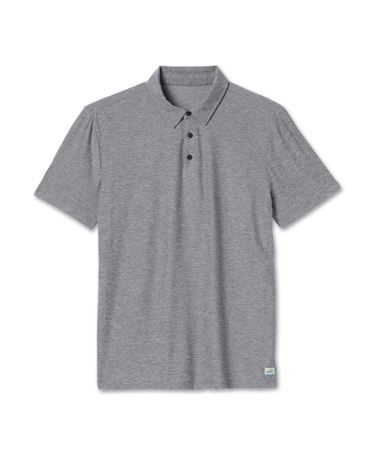 Strato Tech Polo Men's Heather Grey Polo Shirt | Vuori US