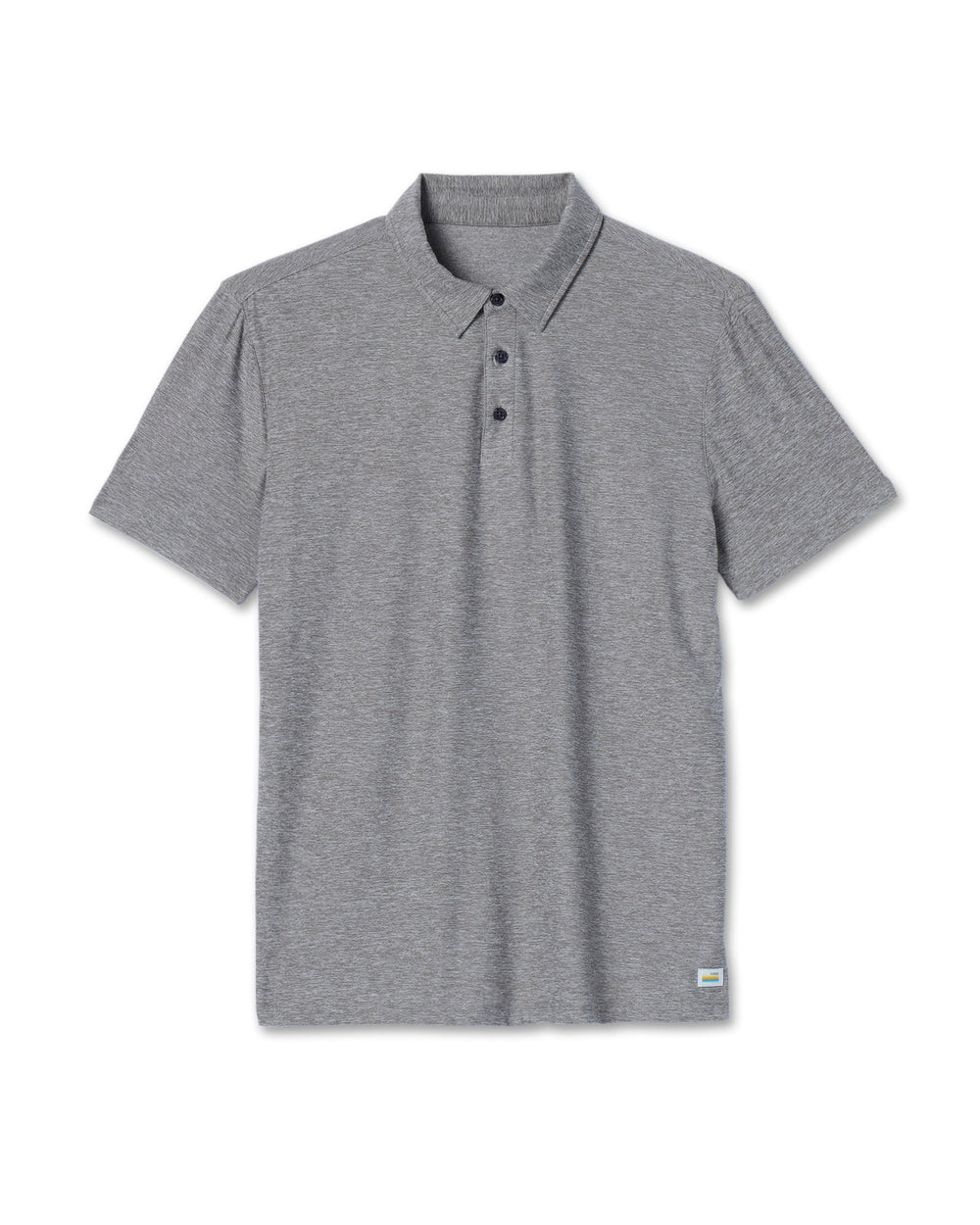 Strato Tech Polo Men's Heather Grey Polo Shirt | Vuori US