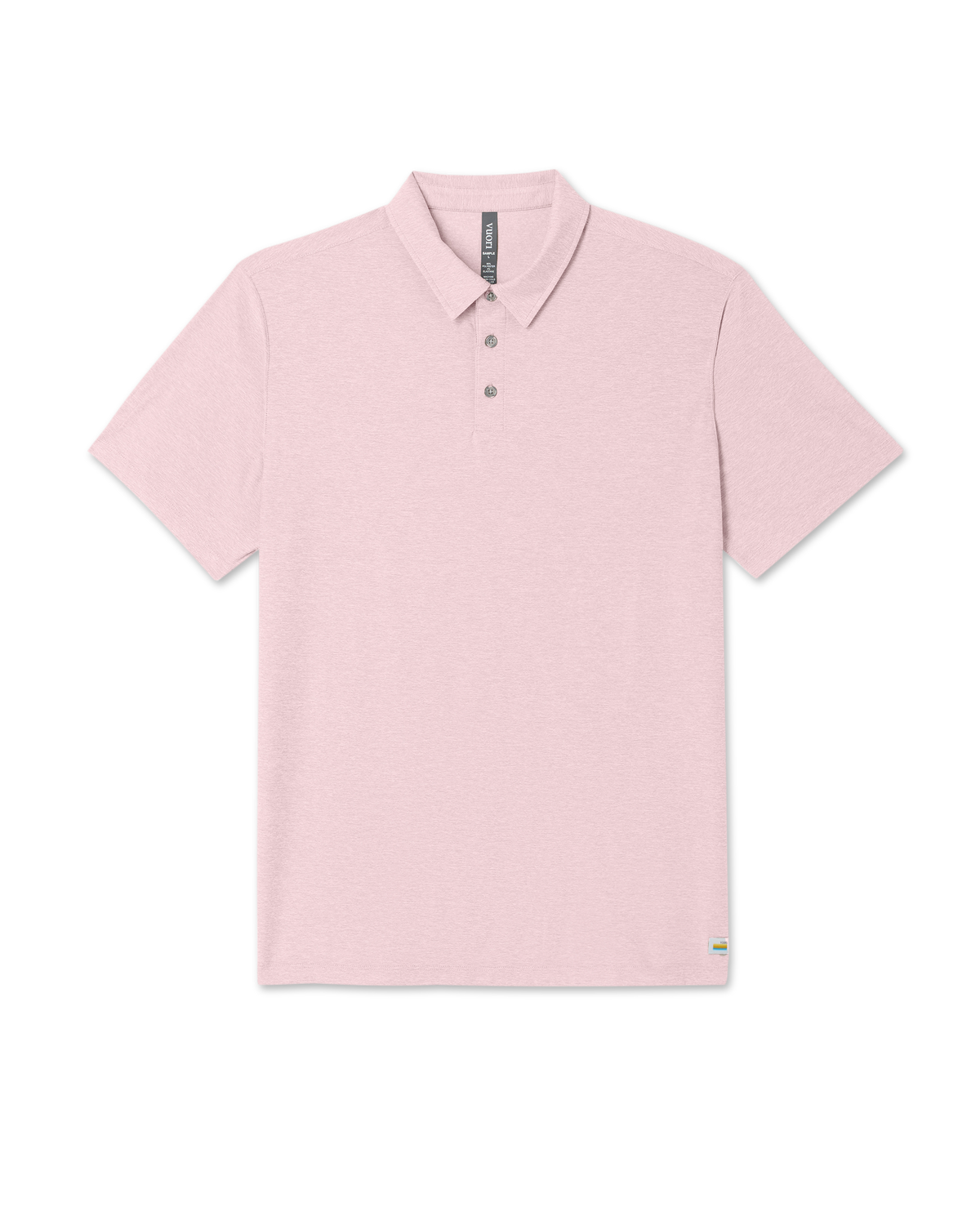 Strato Tech Polo Men's Faded Rose Heather Polo Shirt | Vuori Clothing