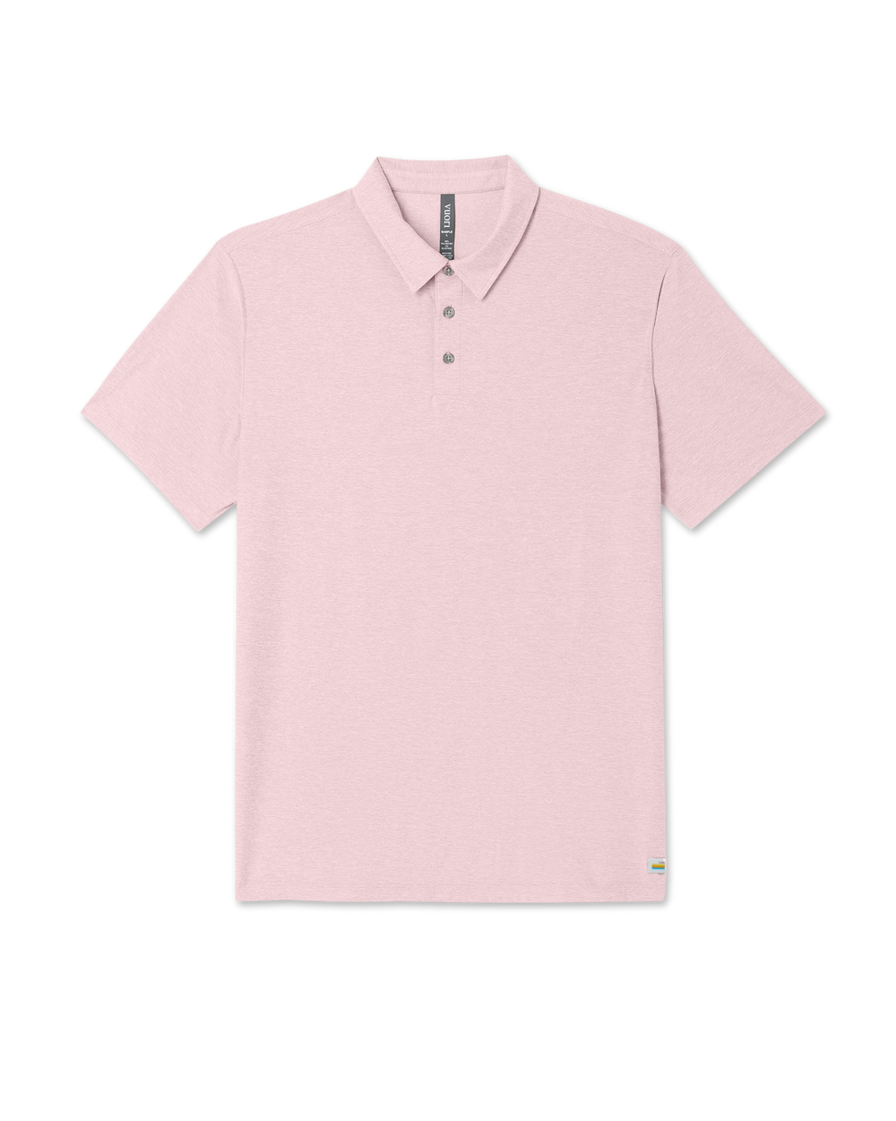 Strato Tech Polo Men's Faded Rose Heather Polo Shirt | Vuori Clothing