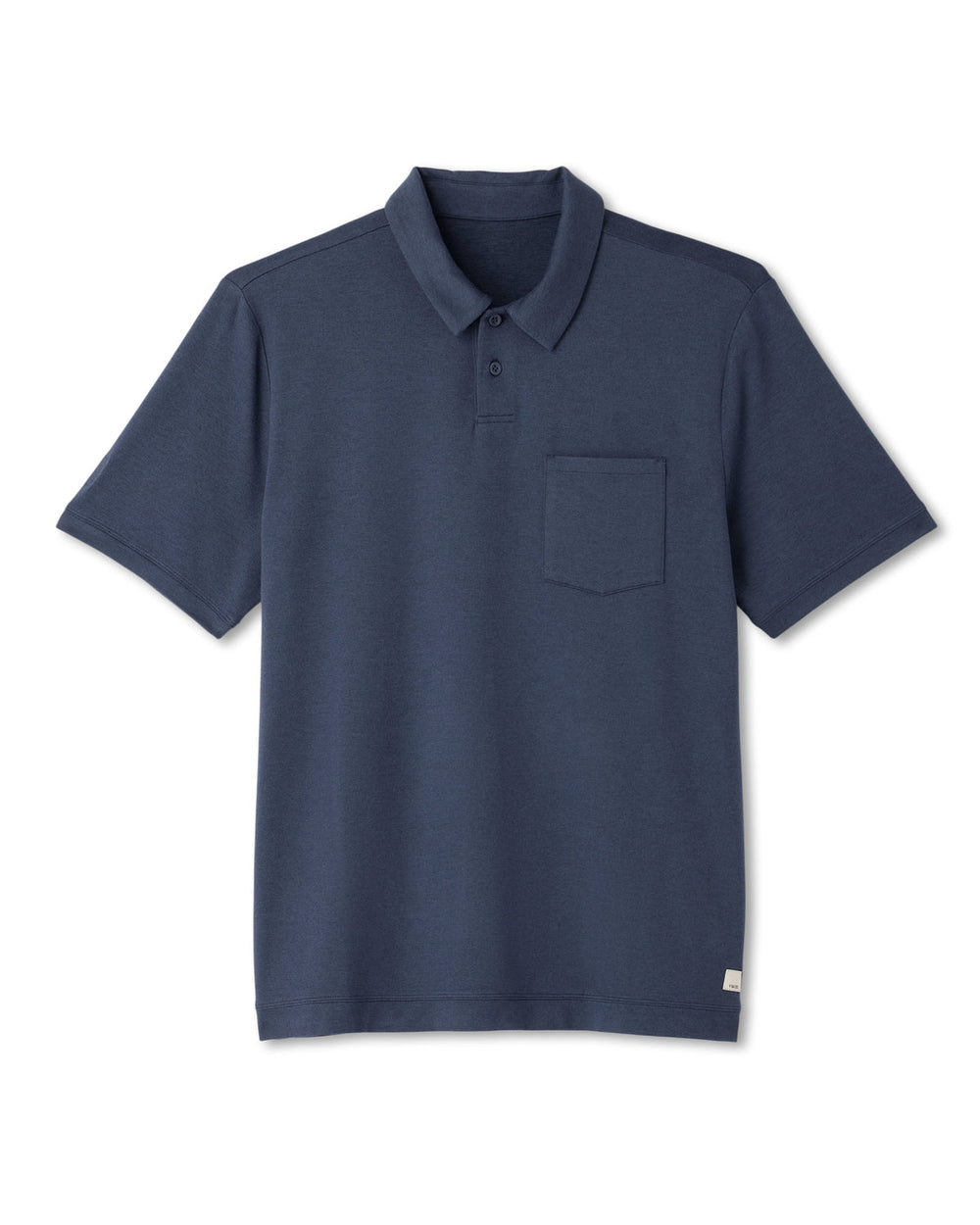 Short Sleeve Ponto Performance Polo Azure Heather | Vuori