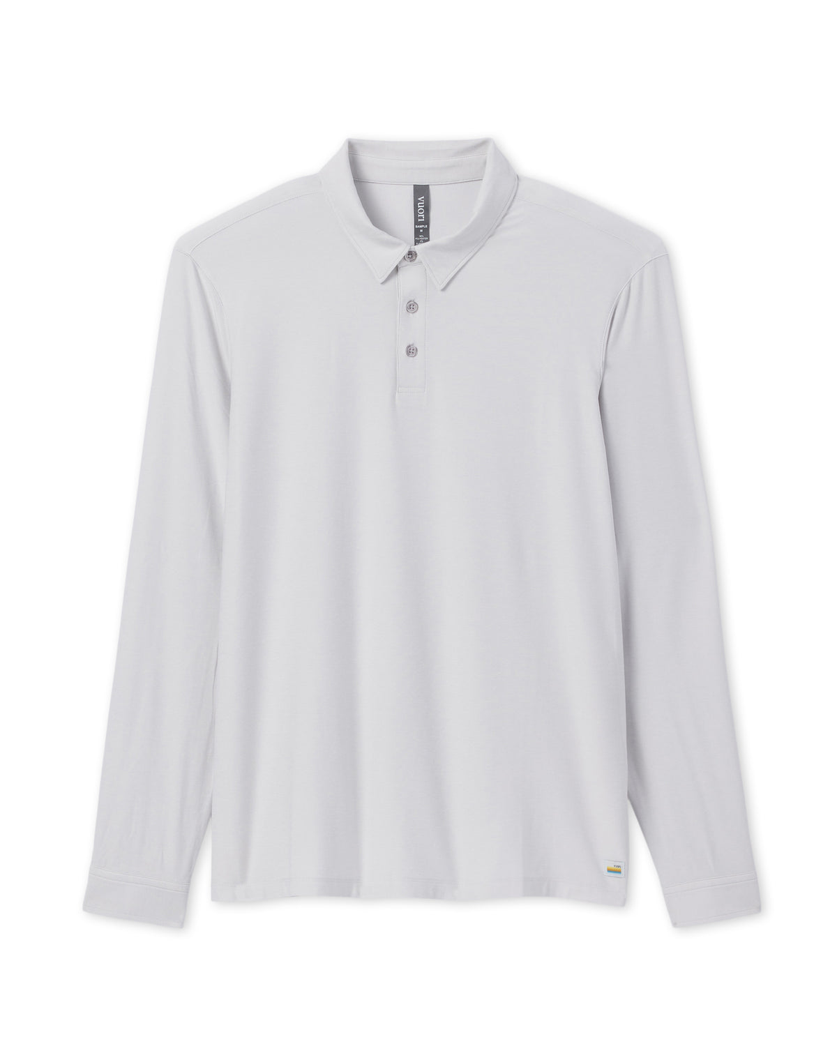 Long Sleeve Strato Tech Polo Frost Grey Heather | Vuori Sale