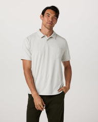 Men's Short Sleeve Ponto Performance Polo Salt Heather | Vuori On sale