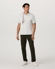 Men's Short Sleeve Ponto Performance Polo Salt Heather | Vuori On sale