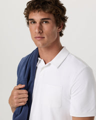 Men's Short Sleeve Ponto Performance Polo White | Vuori For sale