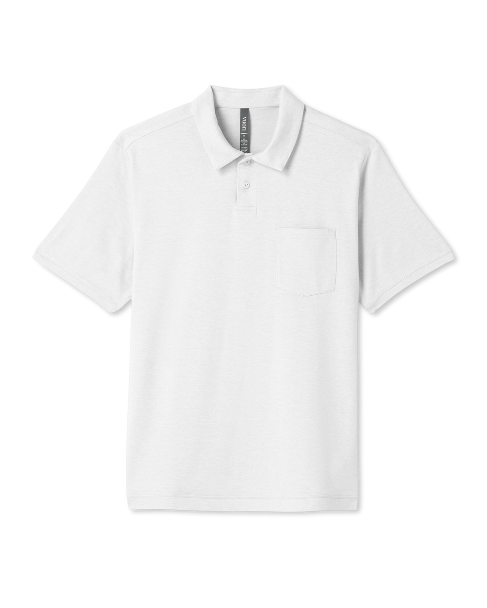 Men's Short Sleeve Ponto Performance Polo White | Vuori For sale