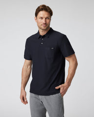 Ace Polo Men's Black Polo Clothing | Vuori Online