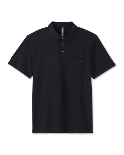 Ace Polo Men's Black Polo Clothing | Vuori Online