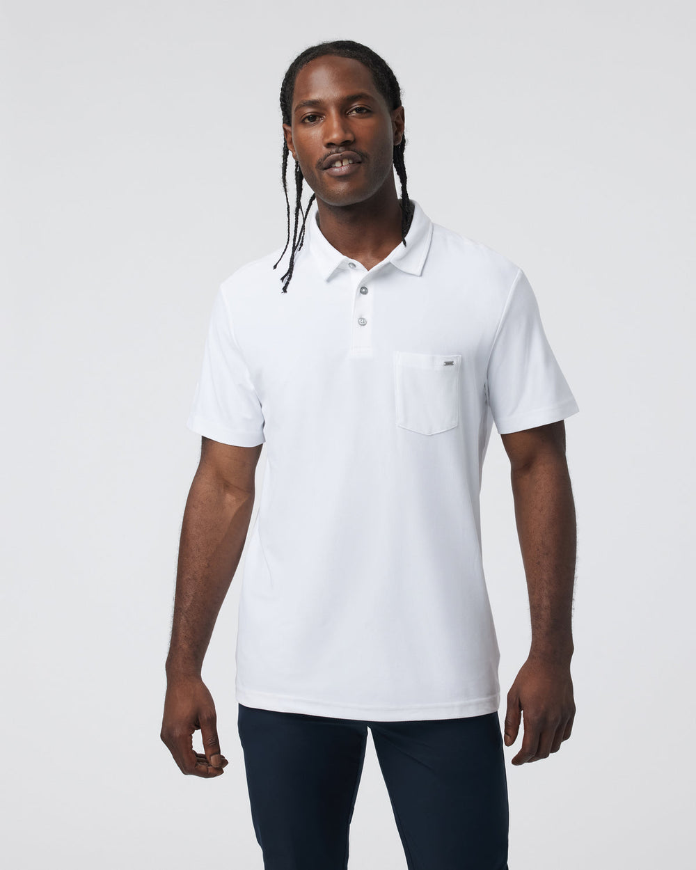 Ace Polo Men's White Polo Shirt | Vuori Outlet