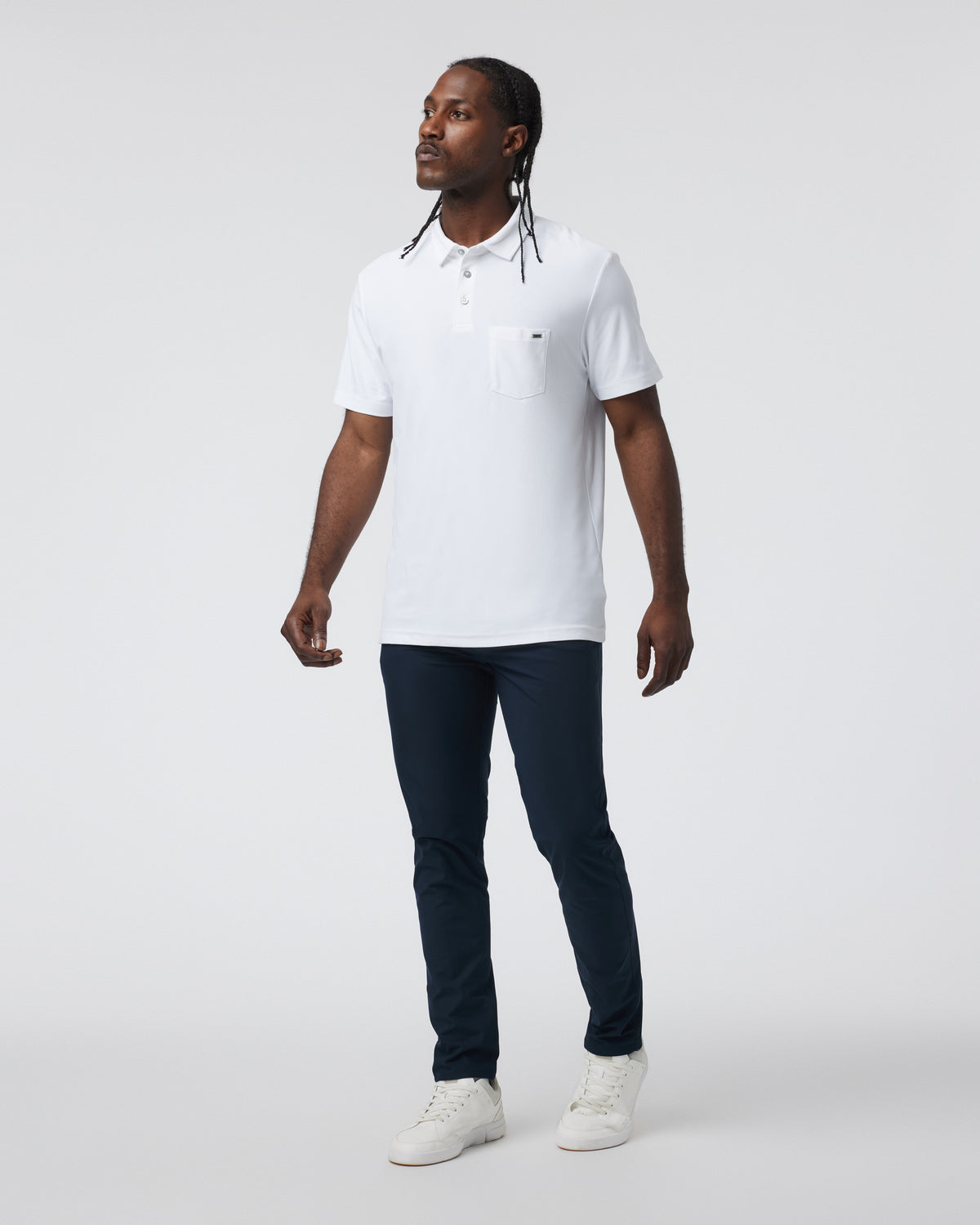 Ace Polo Men's White Polo Shirt | Vuori Outlet