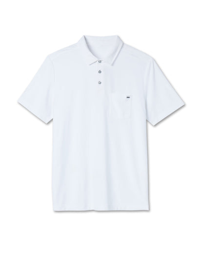 Ace Polo Men's White Polo Shirt | Vuori Outlet