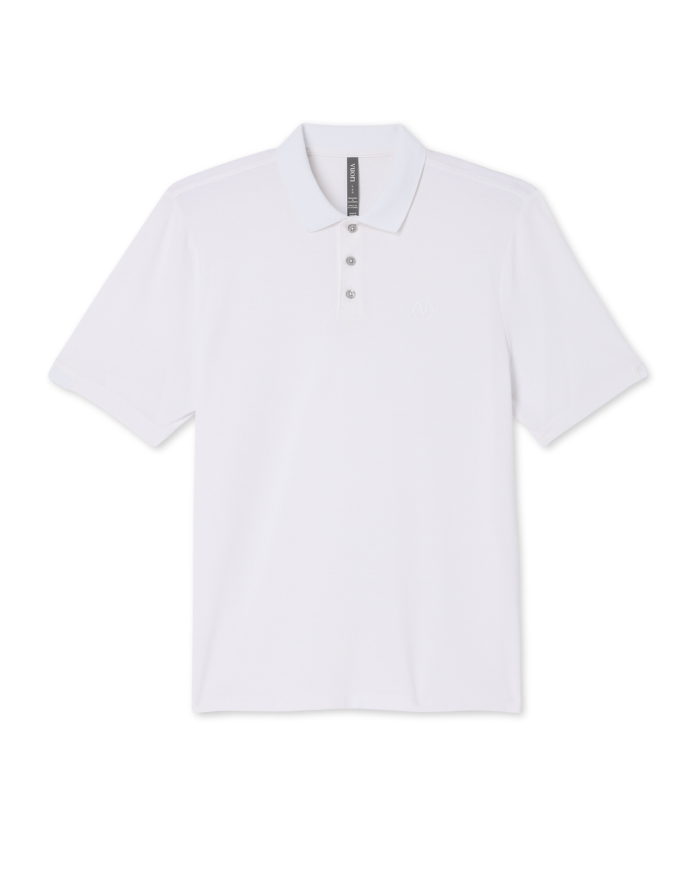 Men's Short Sleeve Gamepoint Polo 2.0 White - Non Tipped | Vuori US