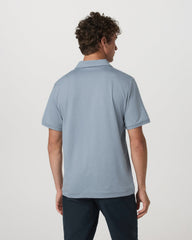 Short Sleeve Ponto Performance Polo Blue Dusk Heather | Vuori On sale