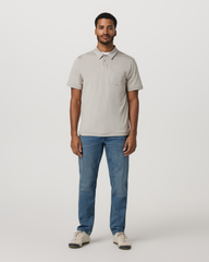 Short Sleeve Ponto Performance Polo Dark Salt Heather | Vuori For sale