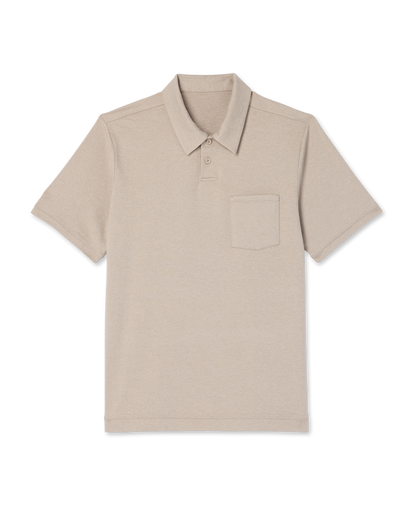 Short Sleeve Ponto Performance Polo Dark Salt Heather | Vuori For sale