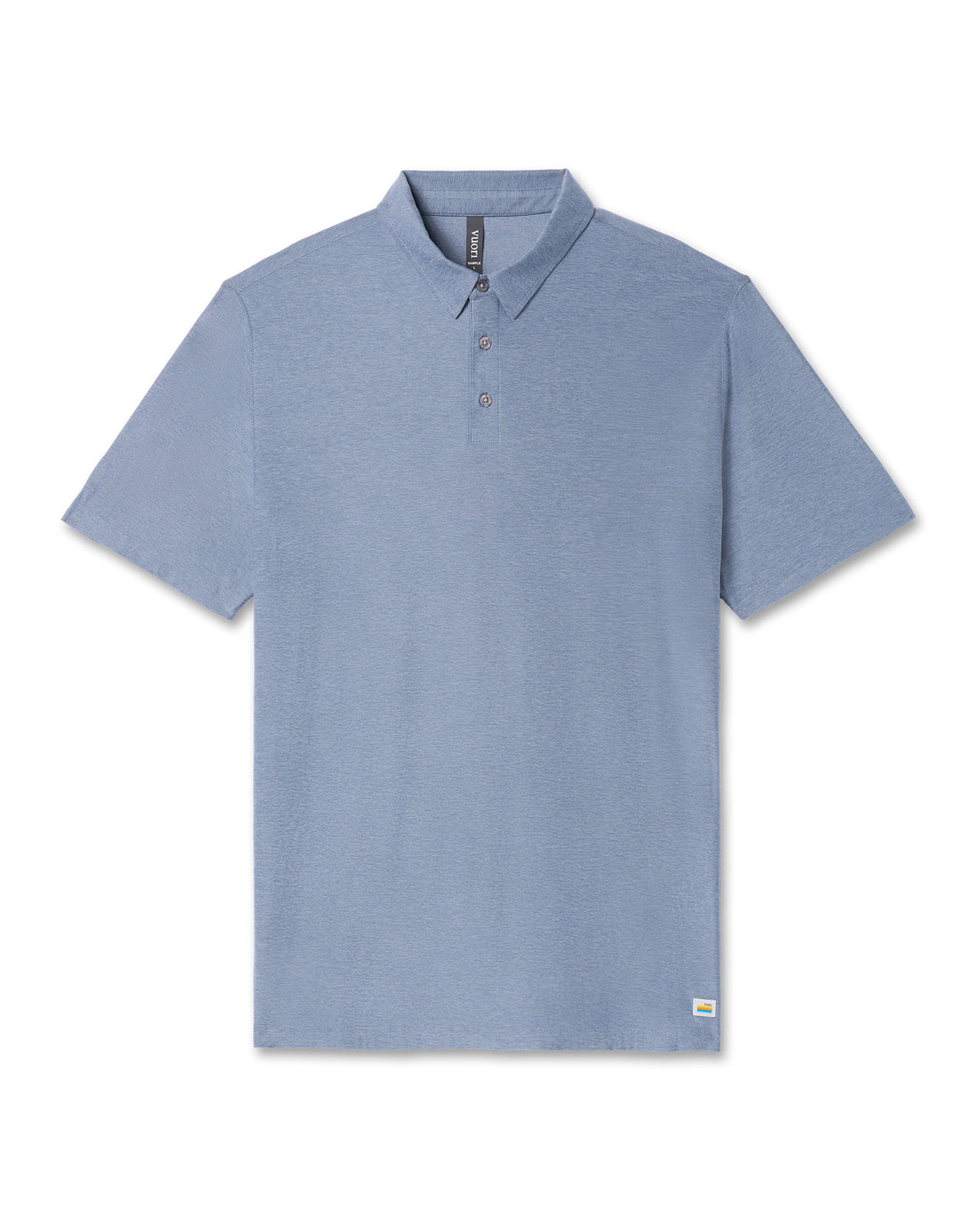 Strato Tech Polo Men's Chambray Heather Polo | Vuori Online