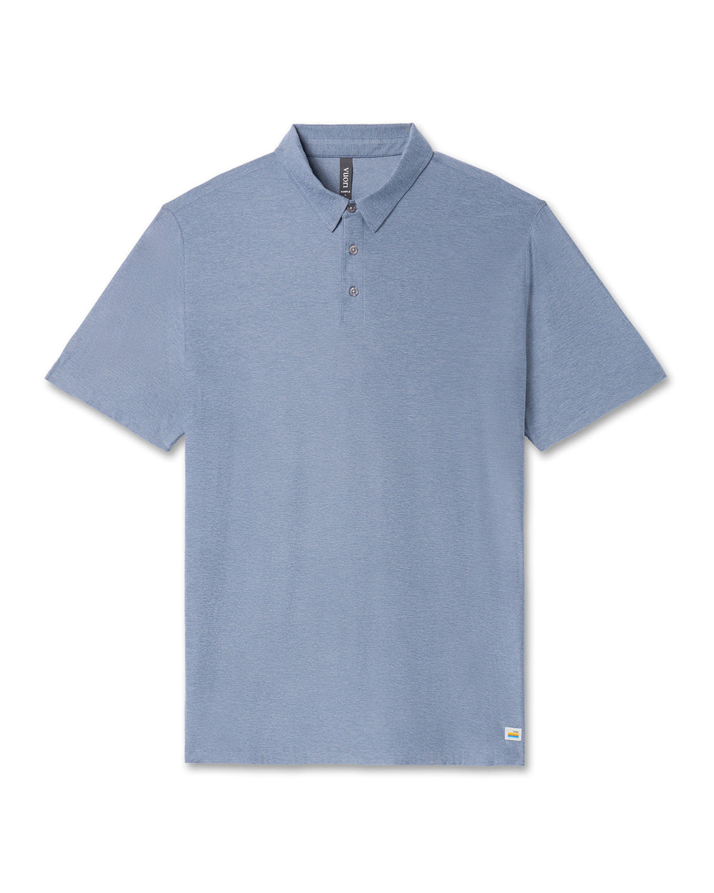 Strato Tech Polo Men's Chambray Heather Polo | Vuori Online