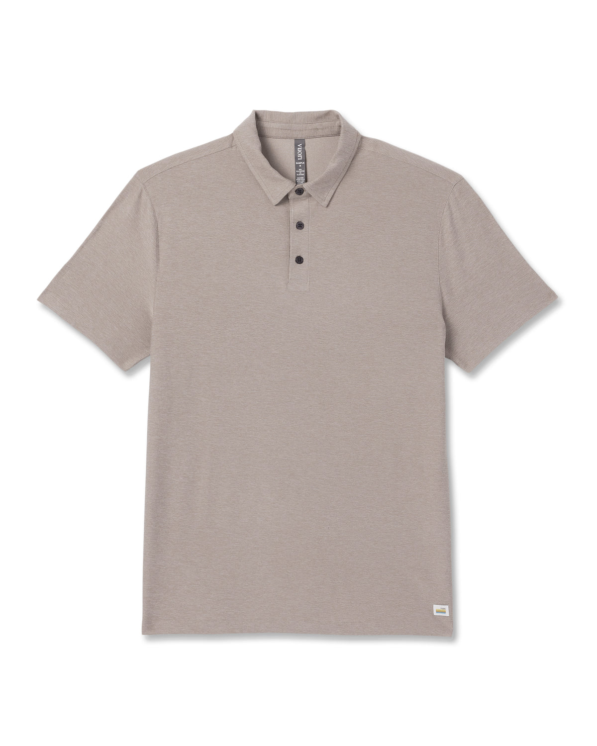 Strato Tech Polo Men's Mocha Heather Polo | Vuori Outlet