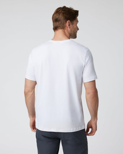 Short Sleeve Ever Henley Men's White Henley T Shirt | Vuori Clothing