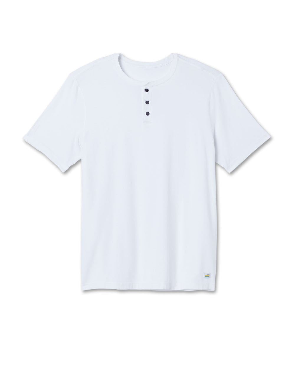 Short Sleeve Ever Henley Men's White Henley T Shirt | Vuori Clothing