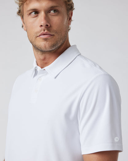 Gamepoint Polo Men's White Tennis Shirt | Vuori Discount
