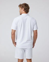 Gamepoint Polo Men's White Tennis Shirt | Vuori Discount