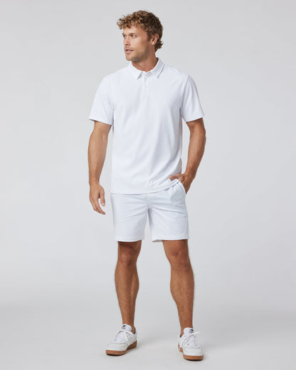 Gamepoint Polo Men's White Tennis Shirt | Vuori Discount