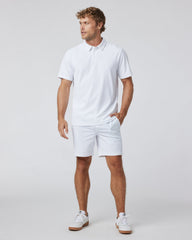 Gamepoint Polo Men's White Tennis Shirt | Vuori Discount