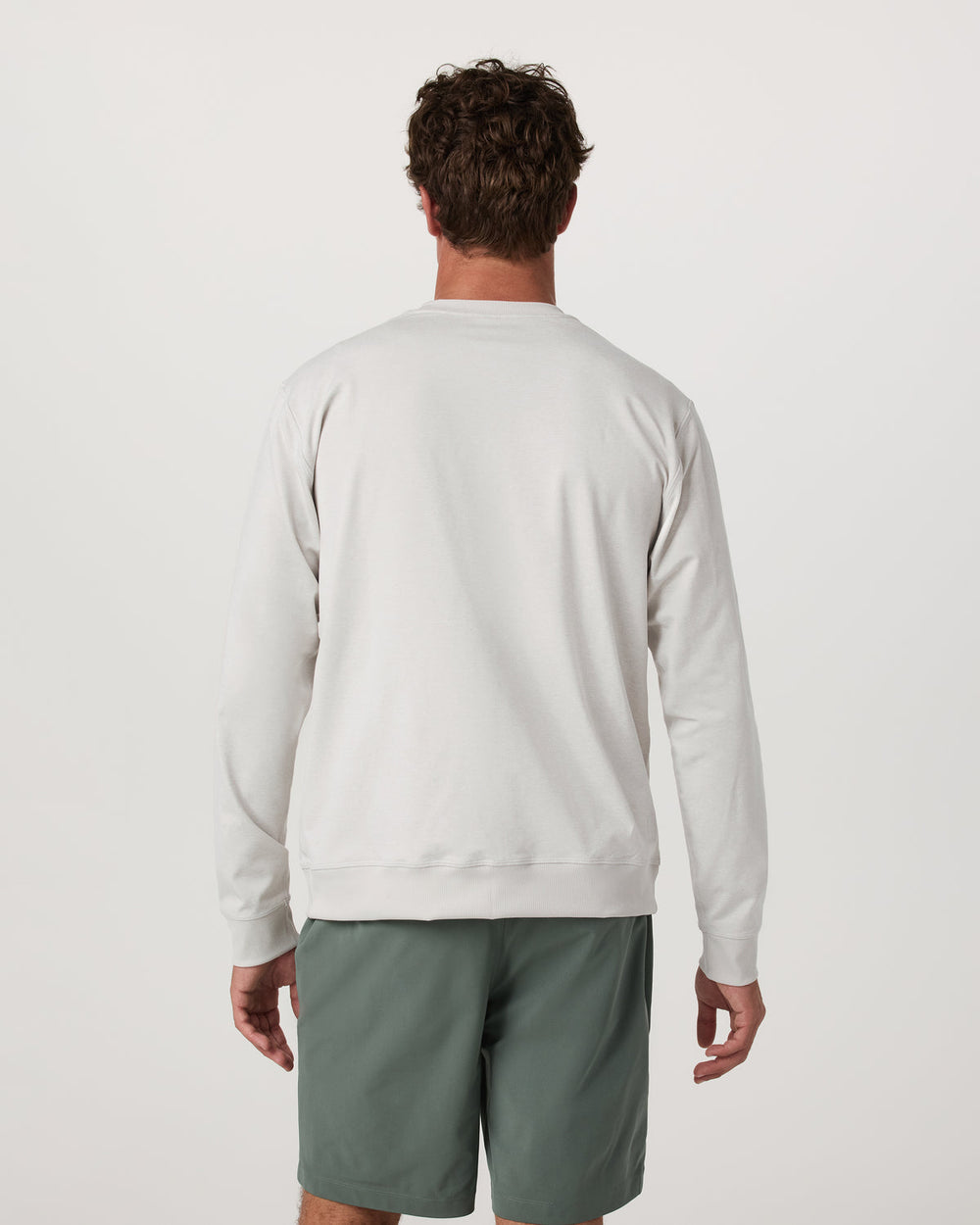 Men's Long Sleeve Coronado Henley - Relaxed Salt Heather | Vuori Sale